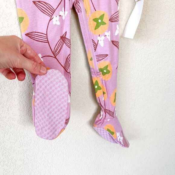 NWT! Tea Collection Winding Persimmon Footed Pajama, Size 2T - Picture 2 of 4